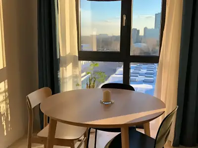 Zona dining apartament vanzare Sector 1 Bucuresti vedere oras